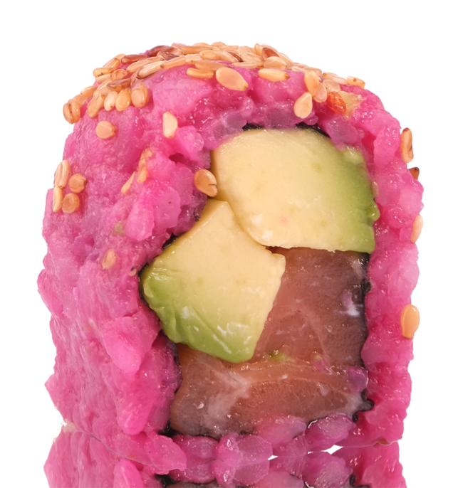 Sake Avokado Pink Roll (8pcs)